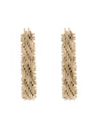 Rosantica Brass Volutta Rope Earrings - Metallic