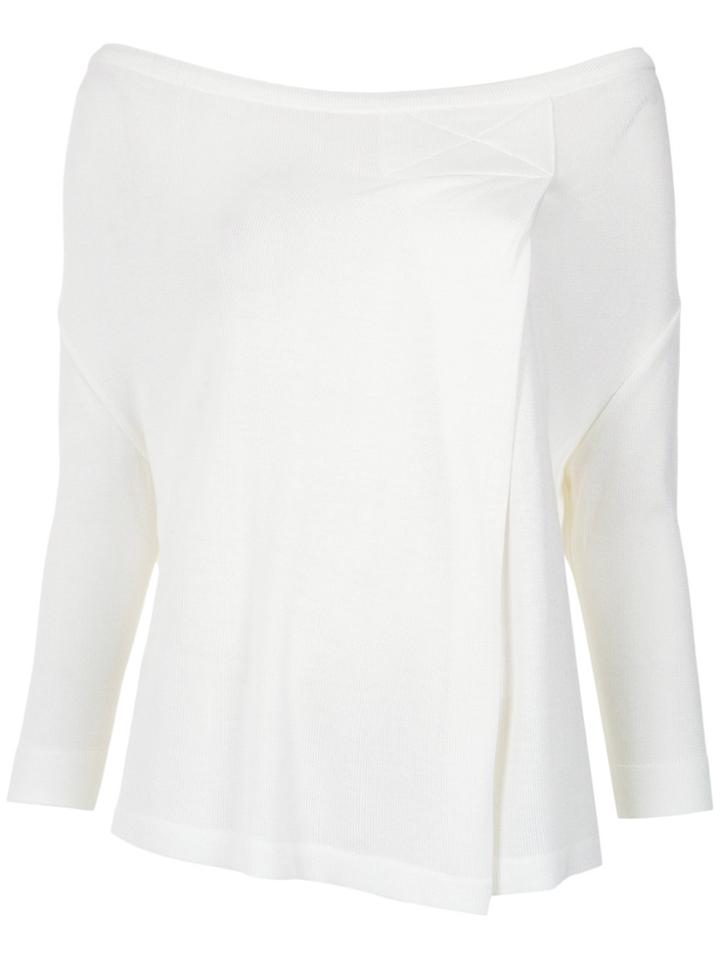 Gloria Coelho Knit Blouse - White
