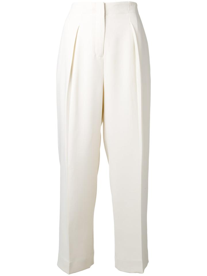 Elizabeth And James Straight Trousers - White