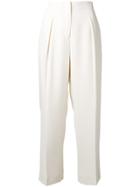 Elizabeth And James Straight Trousers - White