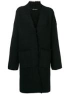 Iris Von Arnim Aurora Cardigan Coat - Black