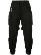 Off-white Tapered Cargo Trousers - Black