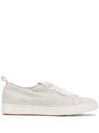 Santoni Classic Low Top Trainers - White
