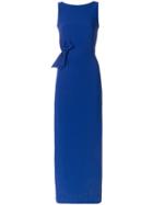 P.a.r.o.s.h. Tie Detail Gown - Blue