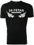 Dsquared2 24-7 Star T-shirt, Men's, Size: Xxl, Black, Cotton
