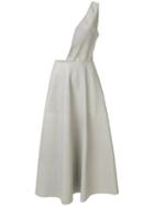 Nina Ricci Exposed Single Strap Dress - Grey