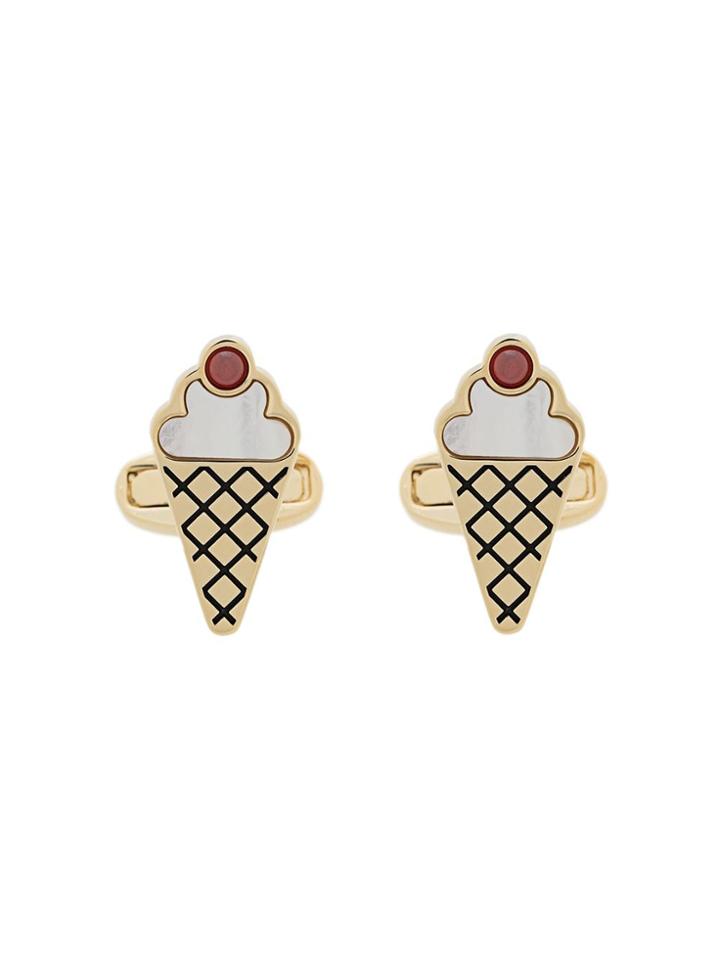 Paul Smith Icecream Cufflinks - Gold