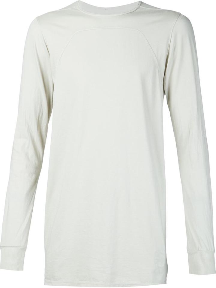 Rick Owens Drkshdw Long Fitted T-shirt, Men's, Size: M, Nude/neutrals, Cotton