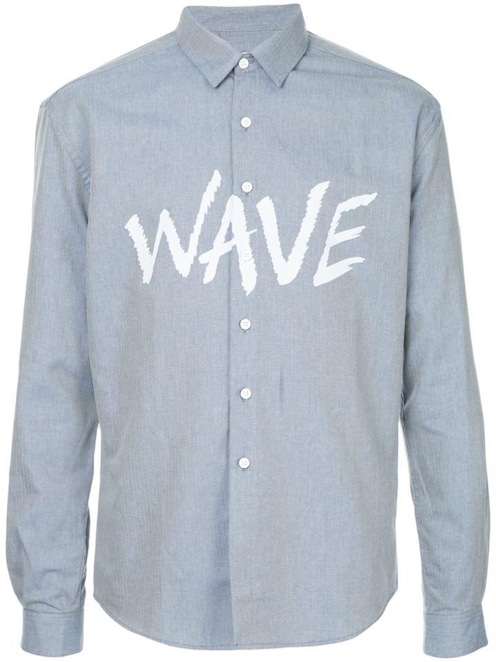 Geym Printed Shirt - Blue