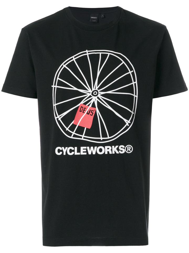 Deus Ex Machina Cycleworks T-shirt - Black