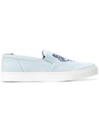 Kenzo K-skate Tiger Slip-on Sneakers - Blue