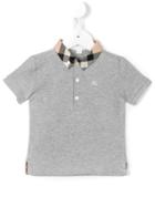 Burberry Kids Button Down Polo Shirt, Infant Boy's, Size: 6 Mth, Grey