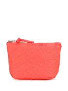House Of Holland Embroidered Logo Clutch - Orange