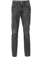 Levi's Vintage Clothing Distressed Low Rise Jeans, Men's, Size: 30/32, Grey, Cotton