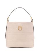 Furla Croco-effect Tote - Pink