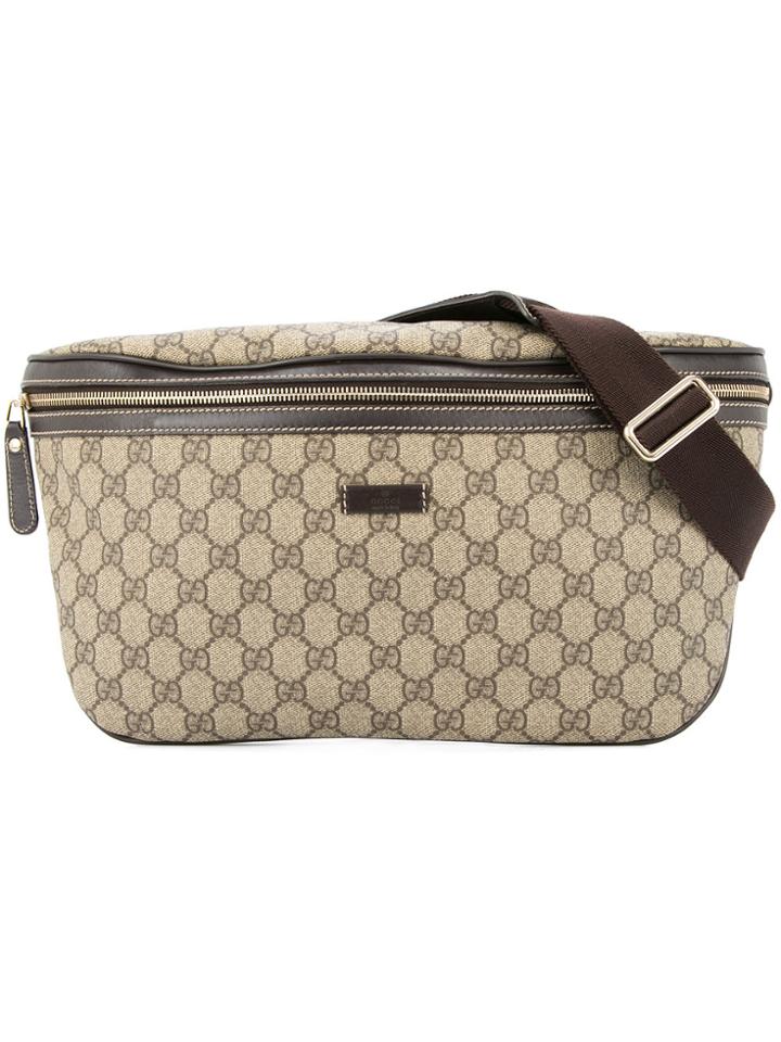 Gucci Vintage Gg Pattern Belt Bag - Nude & Neutrals