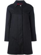 Sealup Lateral Pockets Mid Coat - Black