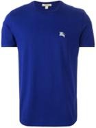 Burberry Brit Logo Embroidered T-shirt, Men's, Size: Xxl, Blue, Cotton