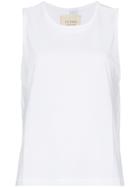 78 Stitches Sleeveless Tank Top - White