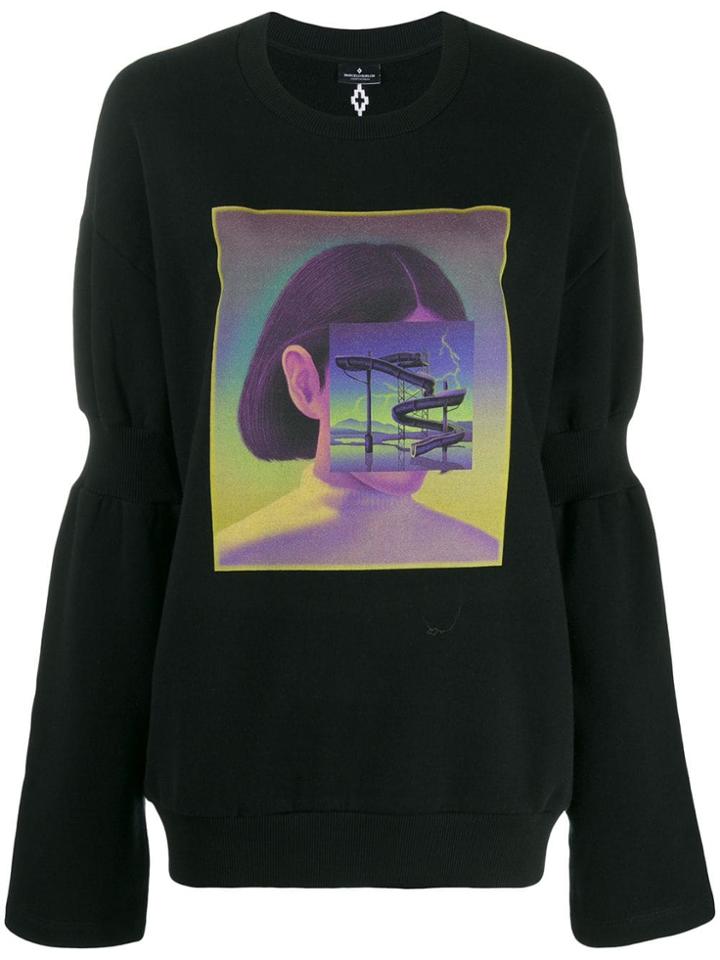 Marcelo Burlon County Of Milan Carousel Square Sweatshirt - Black