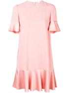 Red Valentino Ruffled Hem Dress - Pink