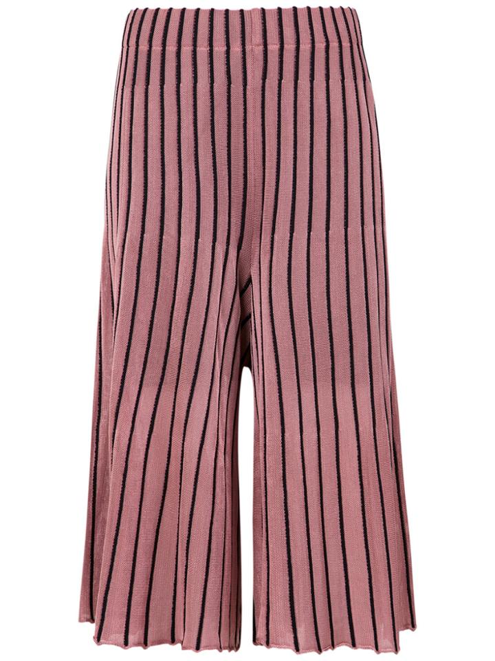 Osklen Pleated Bicolor Pants - Pink & Purple