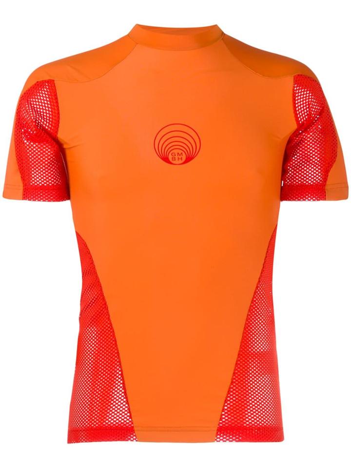 Gmbh Logo Short-sleeve T-shirt - Orange