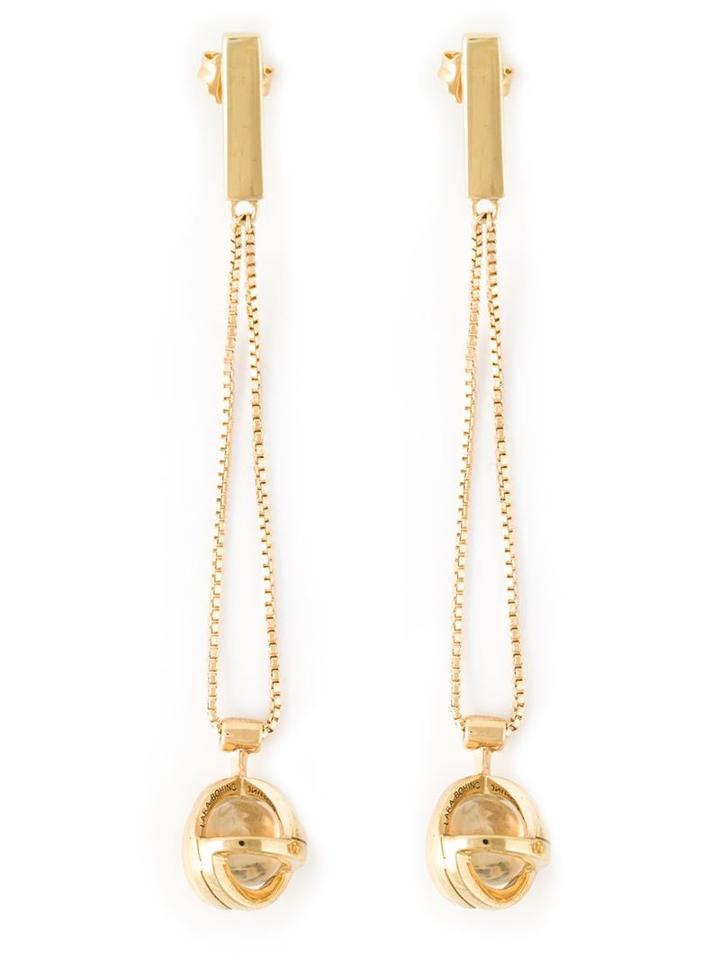 Lara Bohinc Planetaria Drop Earrings, Women's, Metallic, Sterling Silver