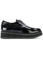 Paloma Barceló Wedged Oxford Shoes - Black