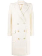 Marni Textured Double-breasted Coat - White