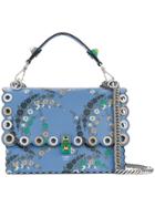 Fendi Kan I Eyelet Handbag - Blue