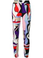 Emilio Pucci Tailored Printed Trousers - Purple