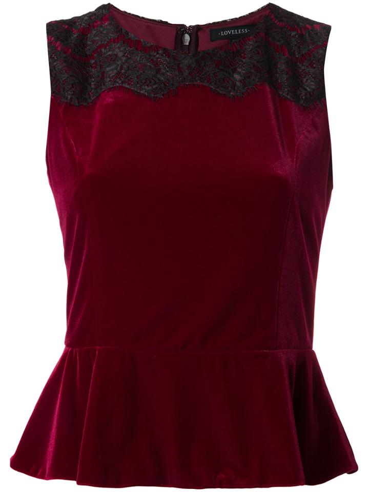 Loveless Flared-hem Tank Top