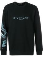 Givenchy Capricorn Dragon Print Sweatshirt - Black