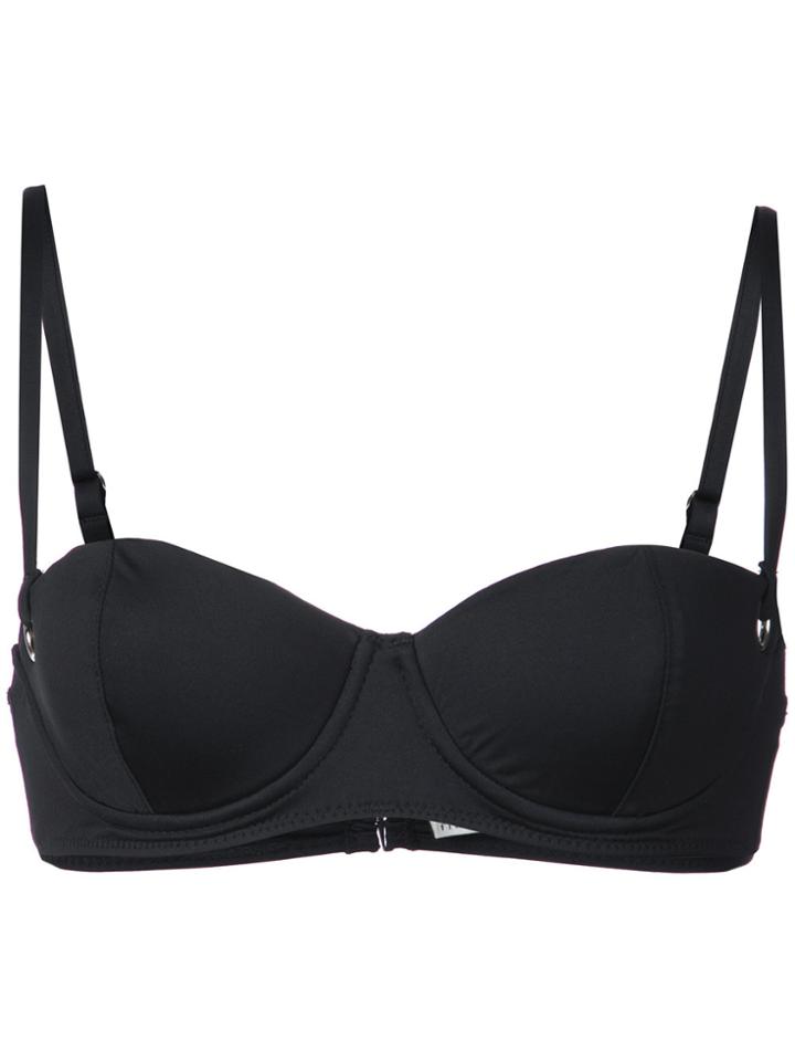 Fleur Du Mal Balconette Bikini Top - Black