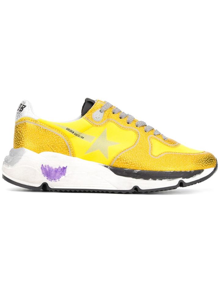 Golden Goose Deluxe Brand Running Sole Sneakers - Yellow