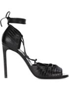 Saint Laurent Jane Sandals, Women's, Size: 36, Black, Leather