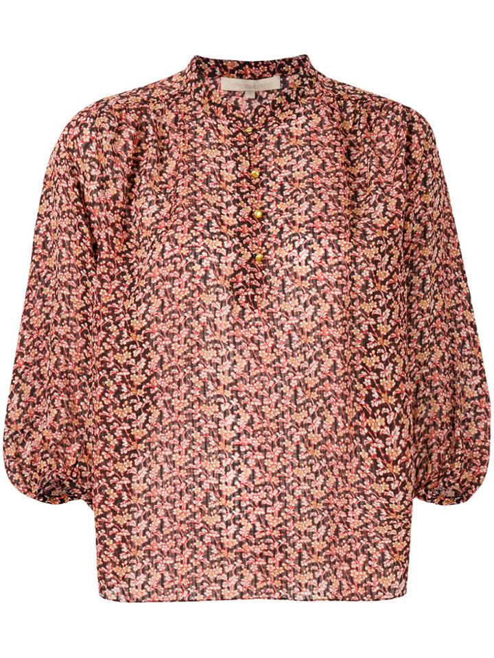 Vanessa Bruno Floral Printed Blouse - Black