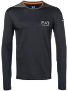 Ea7 Emporio Armani Longsleeved Logo T-shirt - Black