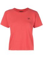 We11done Waffled Logo T-shirt - Red