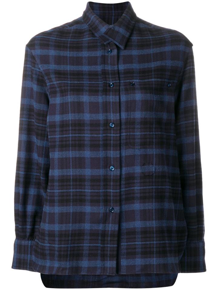 Golden Goose Deluxe Brand Ripa Plaid Shirt - Blue