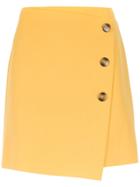 Nk Buttoned Mini Skirt - Yellow