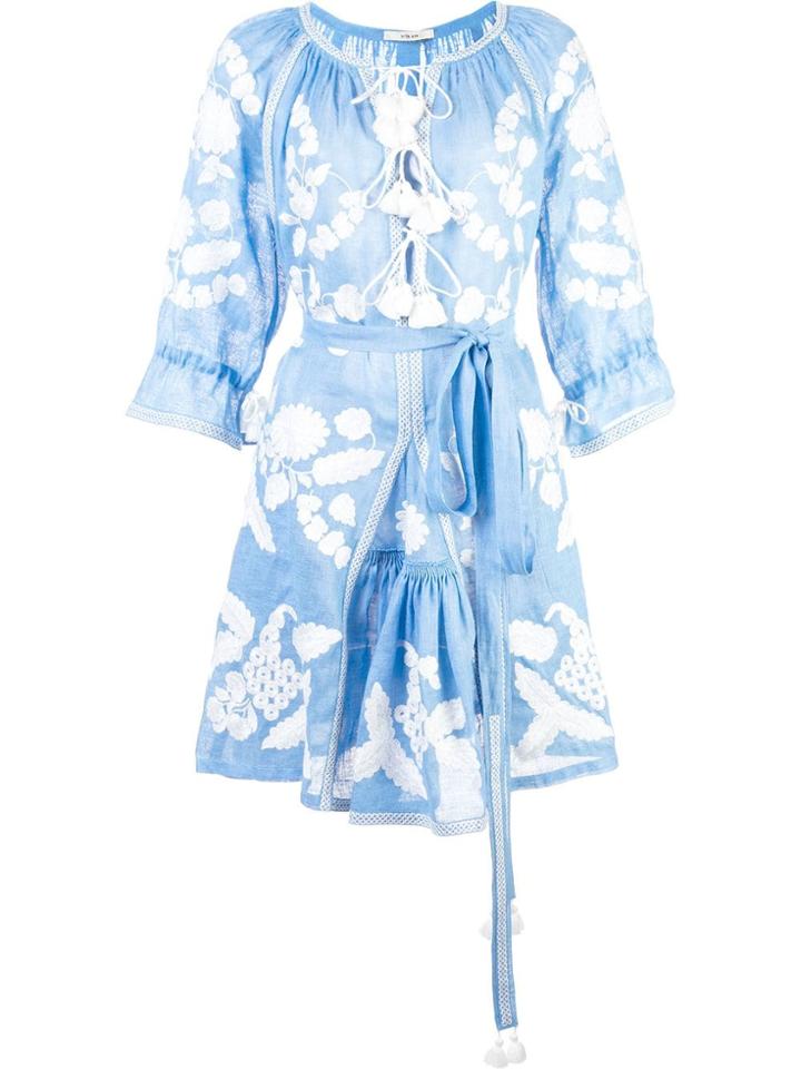 Vita Kin Short Tassel Dress - Blue