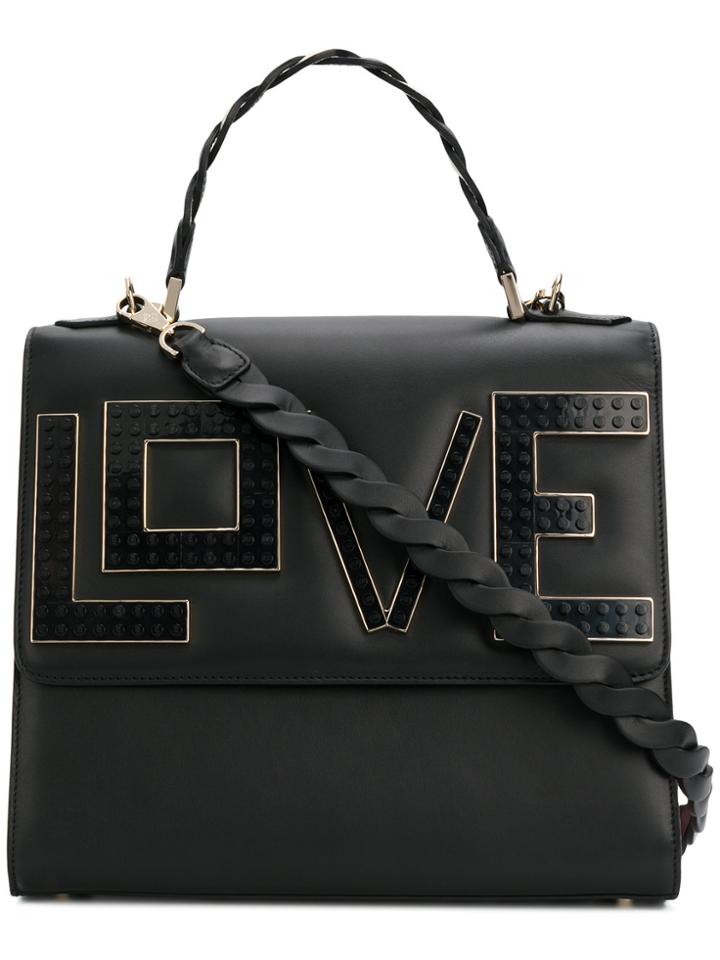 Les Petits Joueurs Love Shoulder Bag - Black