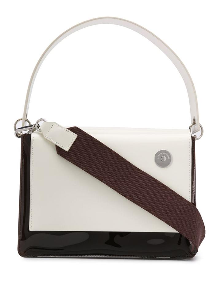Kara Foldover Top Shoulder Bag - White