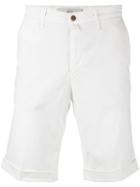 Briglia 1949 - Cuffed Shorts - Men - Cotton/polyester/spandex/elastane - 48, White, Cotton/polyester/spandex/elastane