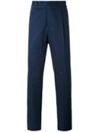 Canali - Tailored Trousers - Men - Cotton/spandex/elastane - 48, Blue, Cotton/spandex/elastane