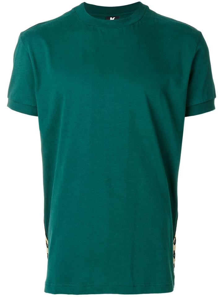 Kappa Logo Stripe T-shirt - Green