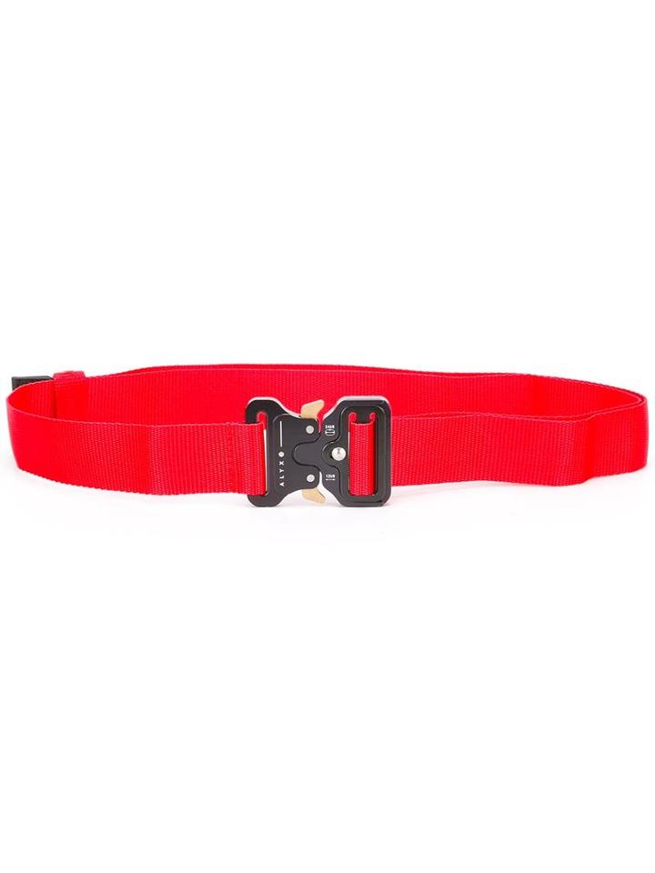 Alyx Clasp Fastening Belt, Women's, Red, Nylon