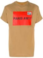 424 Fairfax Printed Short Sleeve T-shirt - Brown